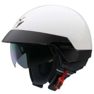  Scorpion EXO 100 White Half Shell Cruiser Helmet Sports 