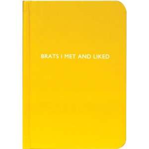  Archie Grand Brats I Met and Liked Blank Notebook, Yellow 