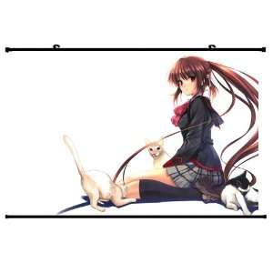  Little Busters Anime Wall Scroll Poster Natsume Rin(35 