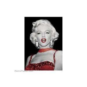  Marilyn Monroe Red Dress Poster