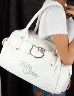 White hellokitty kitty women tote shoulder bag handbag purse Xmas gift