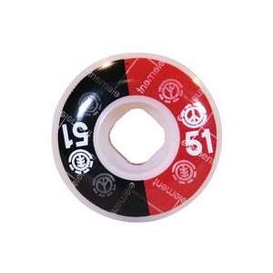 Element Peace 51mm Wheels:  Sports & Outdoors