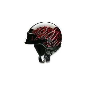  Z1R Nomad Hellfire Helmet   X Large/Black/Red Automotive