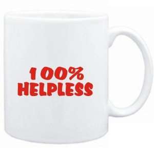  Mug White  100% helpless  Adjetives