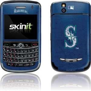  Seattle Mariners   Solid Distressed skin for BlackBerry 