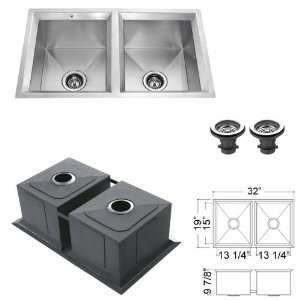 Vigo VG15036 Undermount Stainless Steel Kitchen Sink, Faucet and Di