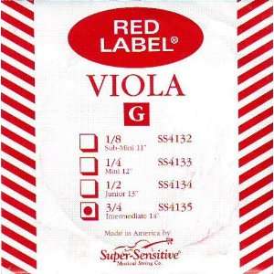  Super Sensitive Viola Nickel G Red Label Intermediate 