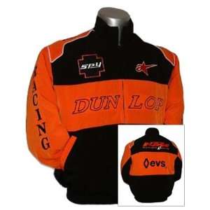  KTM Motorcross Racing Jacket Black and Orange: Sports 
