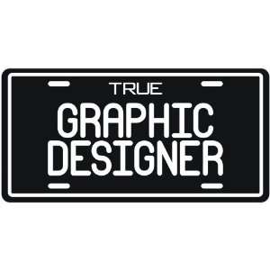  New  True Graphic Designer  License Plate Occupations 