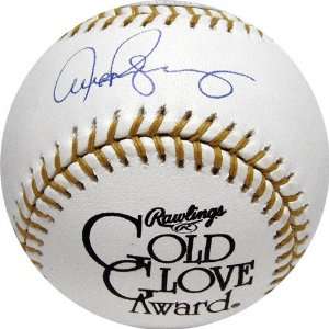  Alex Rodriguez Autographed Gold Glove Baseball: Sports 