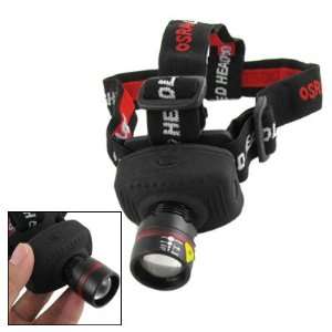   Adjustable 1 White LED Headlight Lamp for Hiking: Sports & Outdoors