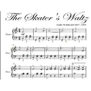  Skaters Waltz Waldteufel Easy Piano Sheet Music Emil 