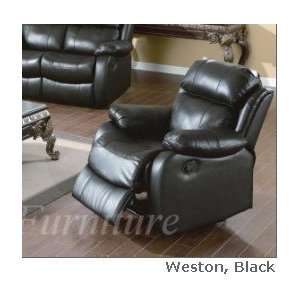  Yuan Tai WE9918C BK Weston Black Recliner Chair: Home 