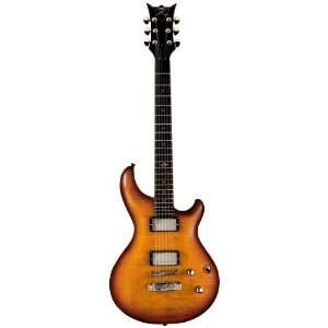  DBZ Mondial Flame Maple Amber Burst Electric Guitar 