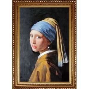 Girl with a Pearl Earring   Jan Vermeer Reproduction Oil Painting 
