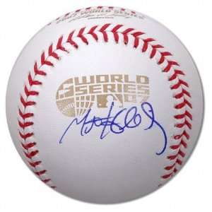  Holliday Autographed Baseball  Details 2007 World Series Baseball 
