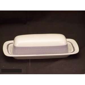 Noritake Ambience Violet #7970 Butter Dish CovD 1/4 Lb.  