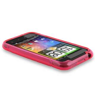 For HTC Incredible 2 S Pink S Line Gel TPU Hard Hybird Case Cover 