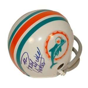  Autographed Paul Warfield Miami Dolphins Mini Helmet 