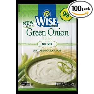 Wise Green Onion Dip Mix 100 Packets  Grocery & Gourmet 