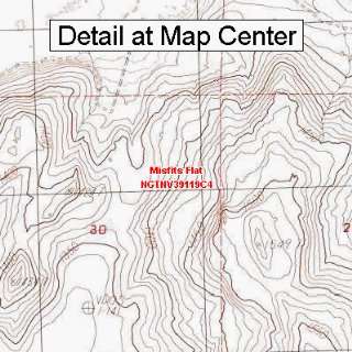  USGS Topographic Quadrangle Map   Misfits Flat, Nevada 