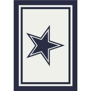   : Milliken Dallas Cowboys 3 10 x 5 4 blue Area Rug: Home & Kitchen
