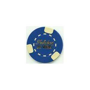  Fabulous Las Vegas Poker Chips, Blue Clay, 8.5 Grams, Set 
