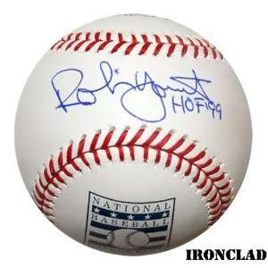  Signed Robin Yount Ball   HOF Logo w HOF 99 Insc.: Sports 
