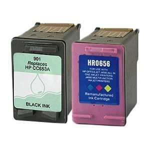  HP No 901 Black & Color Remanufactured Ink Cartridges (2 