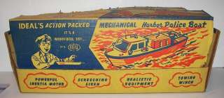 Ideals Mechanical Harbor Police Boat   Boxed  