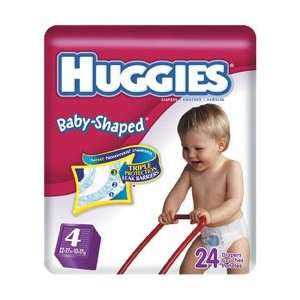  Huggies Baby Shaped Diapers (Case): Health & Personal Care