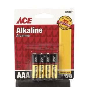  ACE AAA SIZE ALKALINE BATTERY 1.5V Electronics