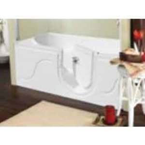 MediTub SI3060RWH 60 x 30 Hydrotherapy Walk In Spa Tub in White with 