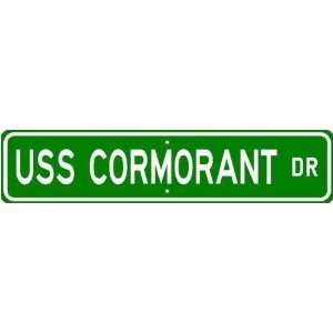  USS CORMORANT MHC 57 Street Sign   Navy Ship Gift Sailo 