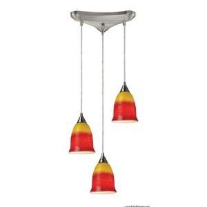  Elk Lighting 10218/3FIR Three Light Nickel Multi Light 