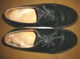Vintage Dr. Dr Marten Shoes Men Size 7 Black 3 Eye Made In England 