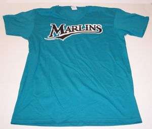 Florida Marlins Marlin Blue Baseball Jersey Adult  