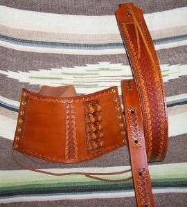   ~MARLIN~LEATHER AMMO CUFF AND SLING SET ~ HANDMADE FOR RIFLES ~ NEW