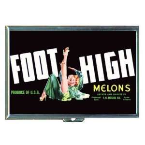 Pin Up Foot High Melons Sexy ID Holder, Cigarette Case or Wallet MADE 