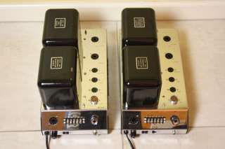 Vintage Pair McIntosh MC75 Amplifiers All Orig Exc Cond Gold Lion 