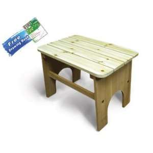  Lohasrus Kids Patio End Table 15029   Unfinished Fir, for 