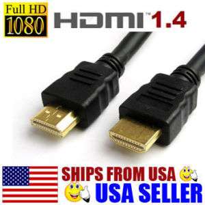 40 Feet HDMI 1.4 Cable Male Male Full HD 2160p 24K Gold  
