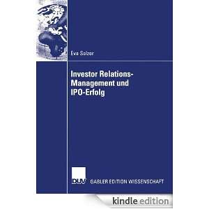 Investor Relations Management und IPO Erfolg (German Edition) Eva 