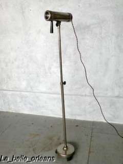 VTG INDUSTRIAL ADJUSTABLE MEDICAL FLOOR LAMP WITH MAGNIFYING GLASS !!!