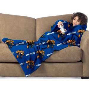  Kentucky Wildcats Youth Comfy Throw Blanket with Sleeves 