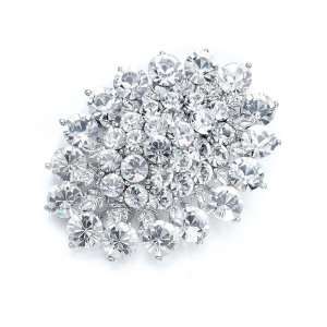  Mariell ~ Brilliant Crystal Cluster Bridal Pin Jewelry