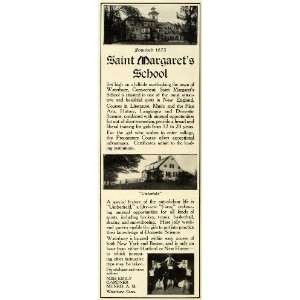  1915 Ad Saint Margarets School Waterbury Connecticut 