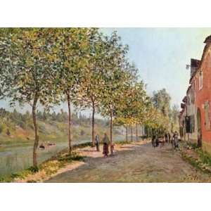   Morning In Saint Mammes Alfred Sisley Hand Painted