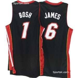  Miami Heat James & Bosh & Wade Swingman Jerseys Sports 