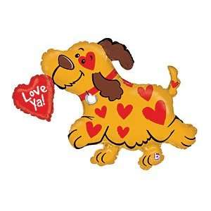  Love Ya Fetching Love Dog 39 Valentines Balloon [Health 